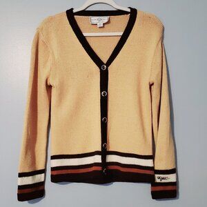 St John Sport V-neck Button-up Cardigan Size S-M